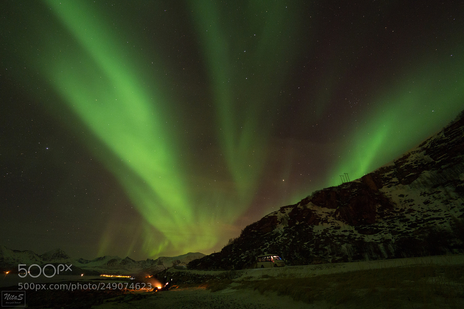Olympus OM-D E-M1 Mark II sample photo. Northern light with a photography