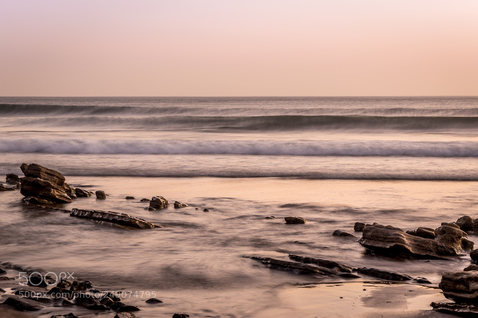 Nikon D5500 sample photo. The ocean at dusk photography