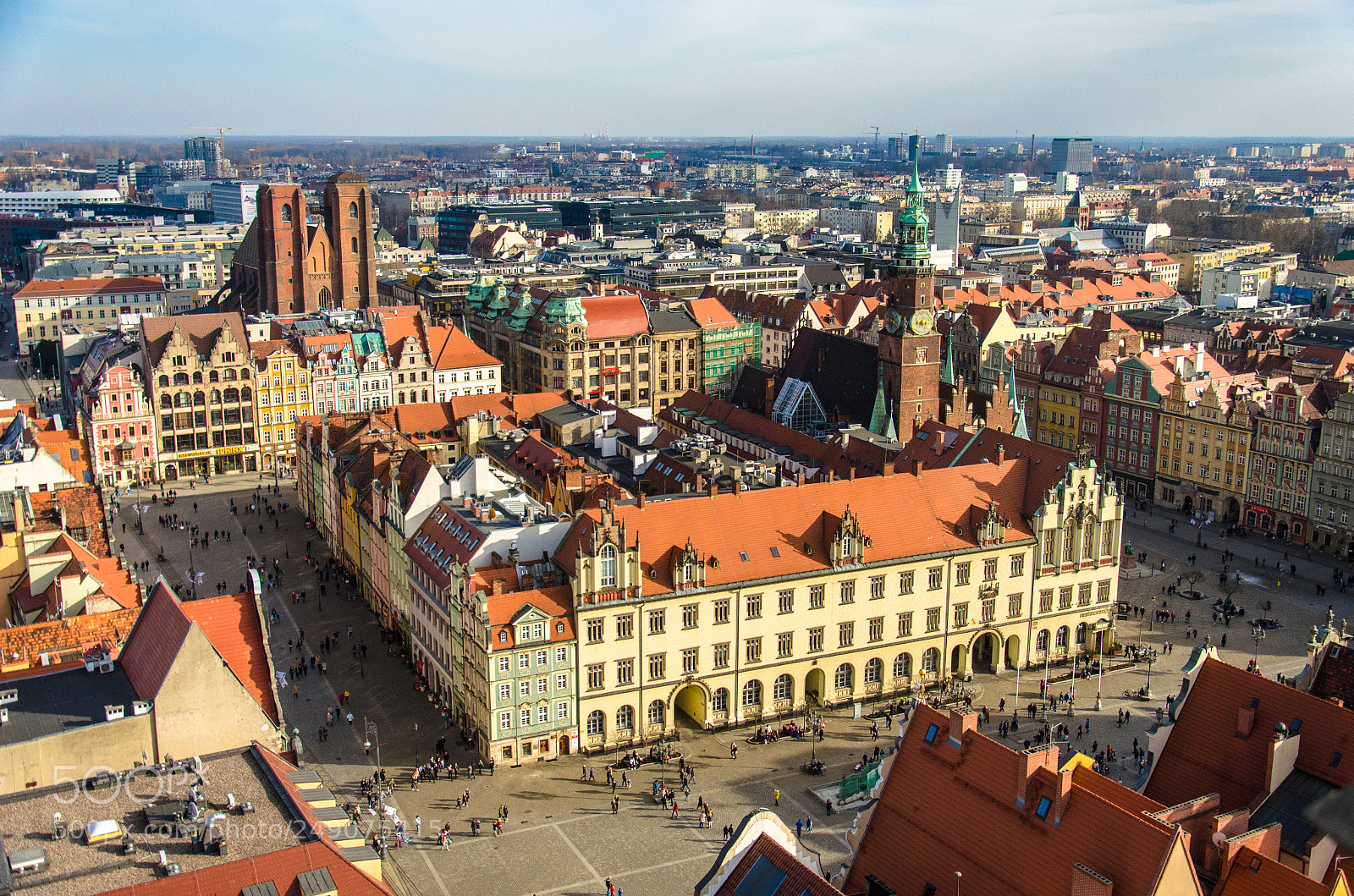 Nikon D7000 sample photo. Wroclaw, main square photography