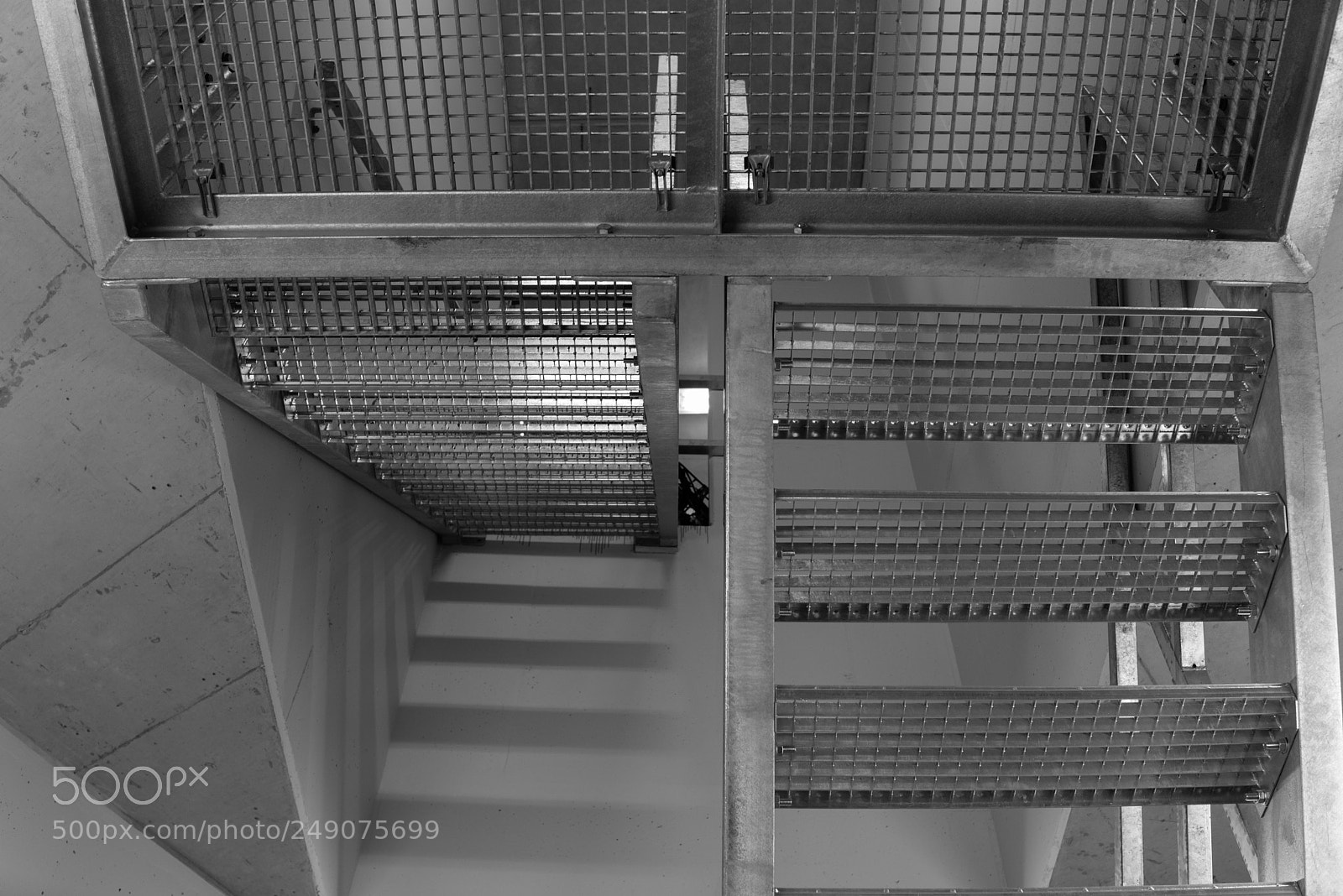 Nikon D750 sample photo. Emergency stairs photography
