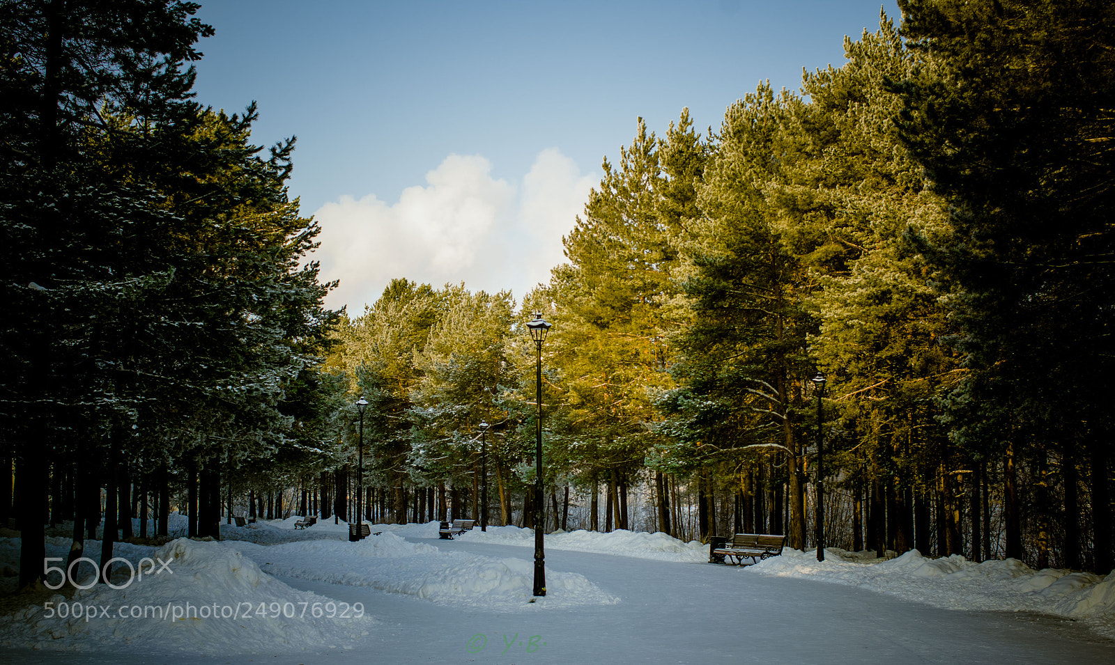 Pentax K-70 sample photo. Winter park photography