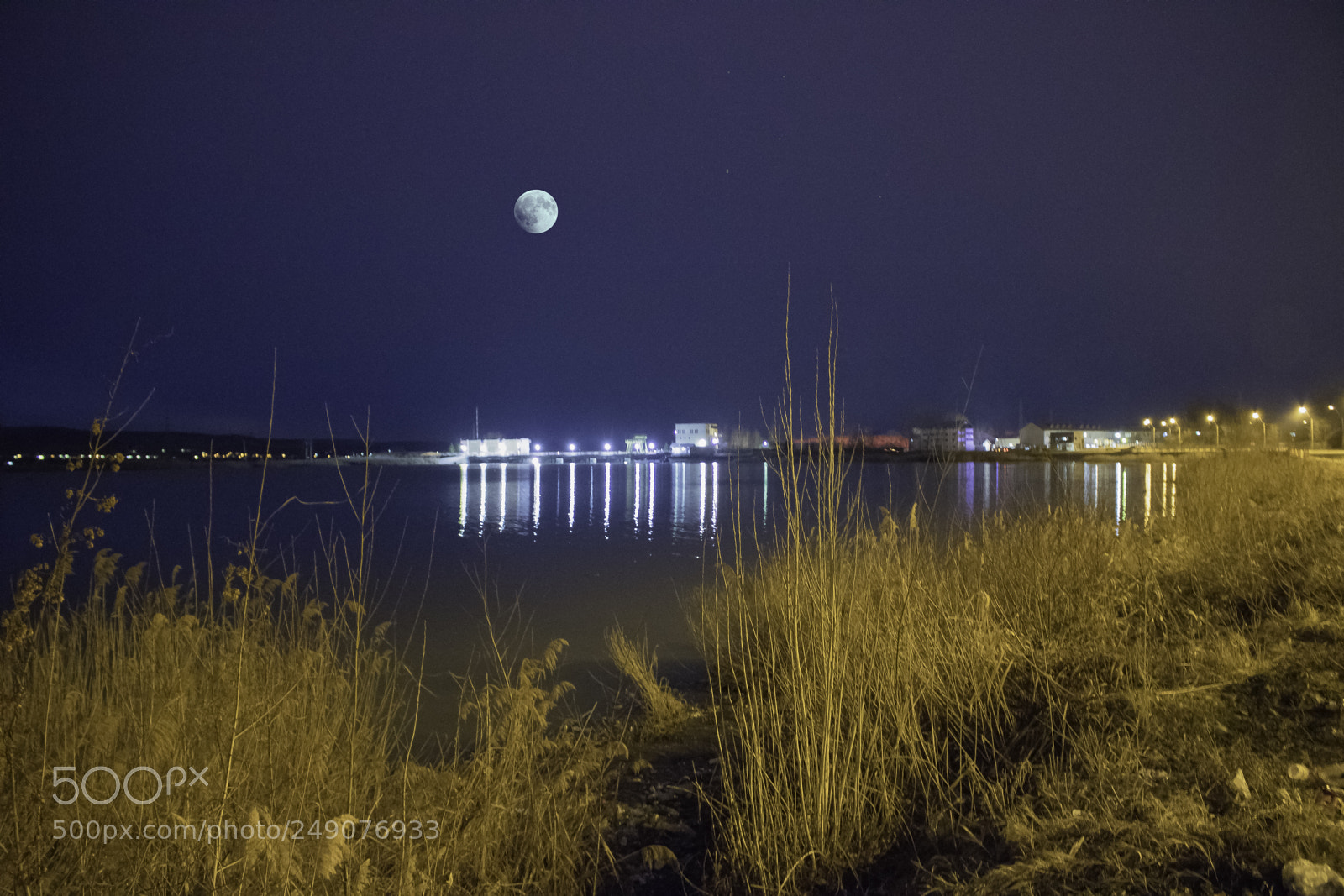 Canon EOS 750D (EOS Rebel T6i / EOS Kiss X8i) sample photo. Water in moonlight photography