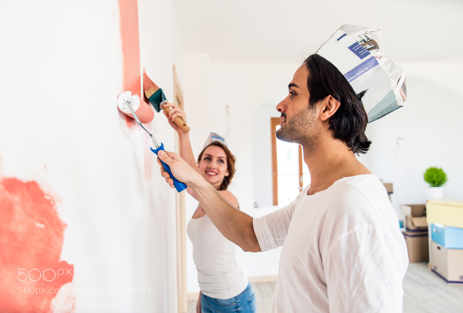 Nikon D610 sample photo. Couple moving into new photography