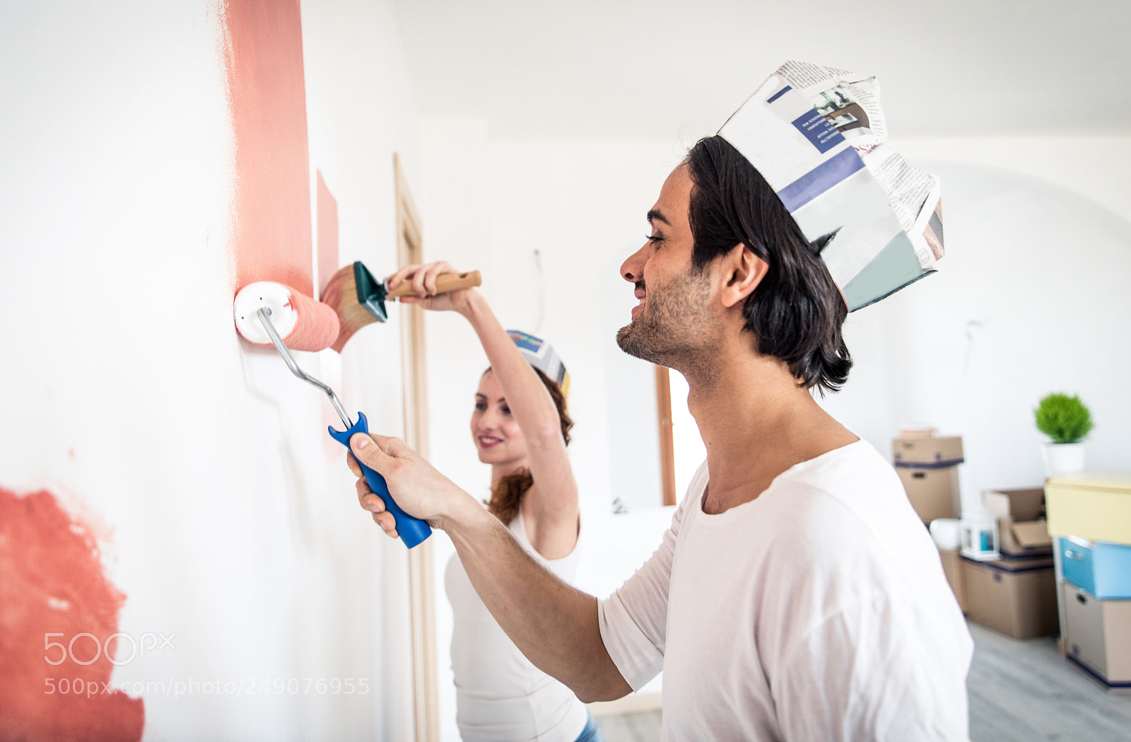 Nikon D610 sample photo. Couple moving into new photography