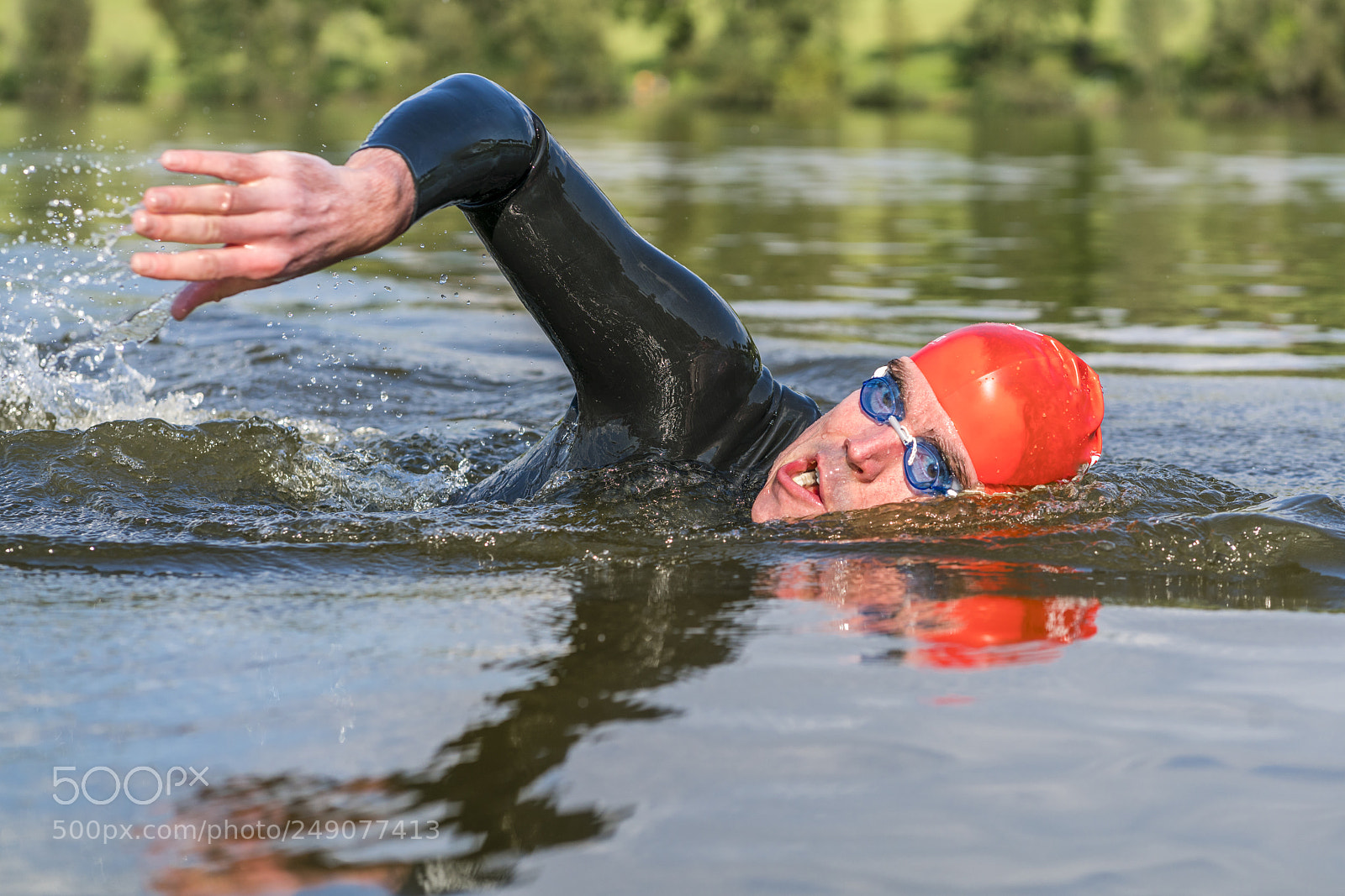 Sony a7R II sample photo. Swimmer photography