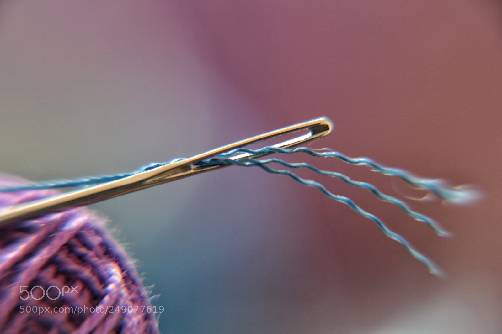 Canon EOS 700D (EOS Rebel T5i / EOS Kiss X7i) sample photo. Needle and thread photography