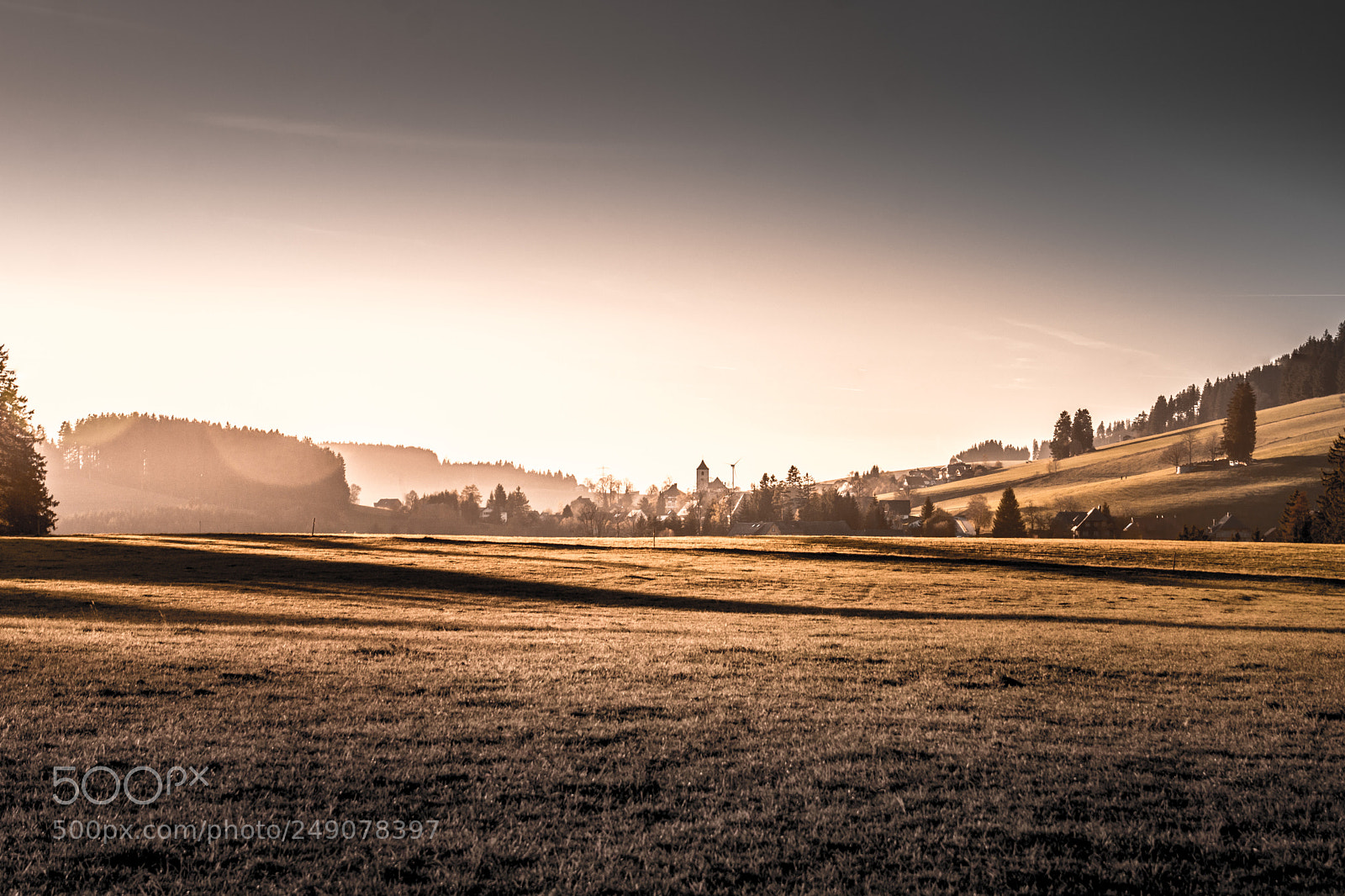 Sony SLT-A77 sample photo. Southern german landscape village photography