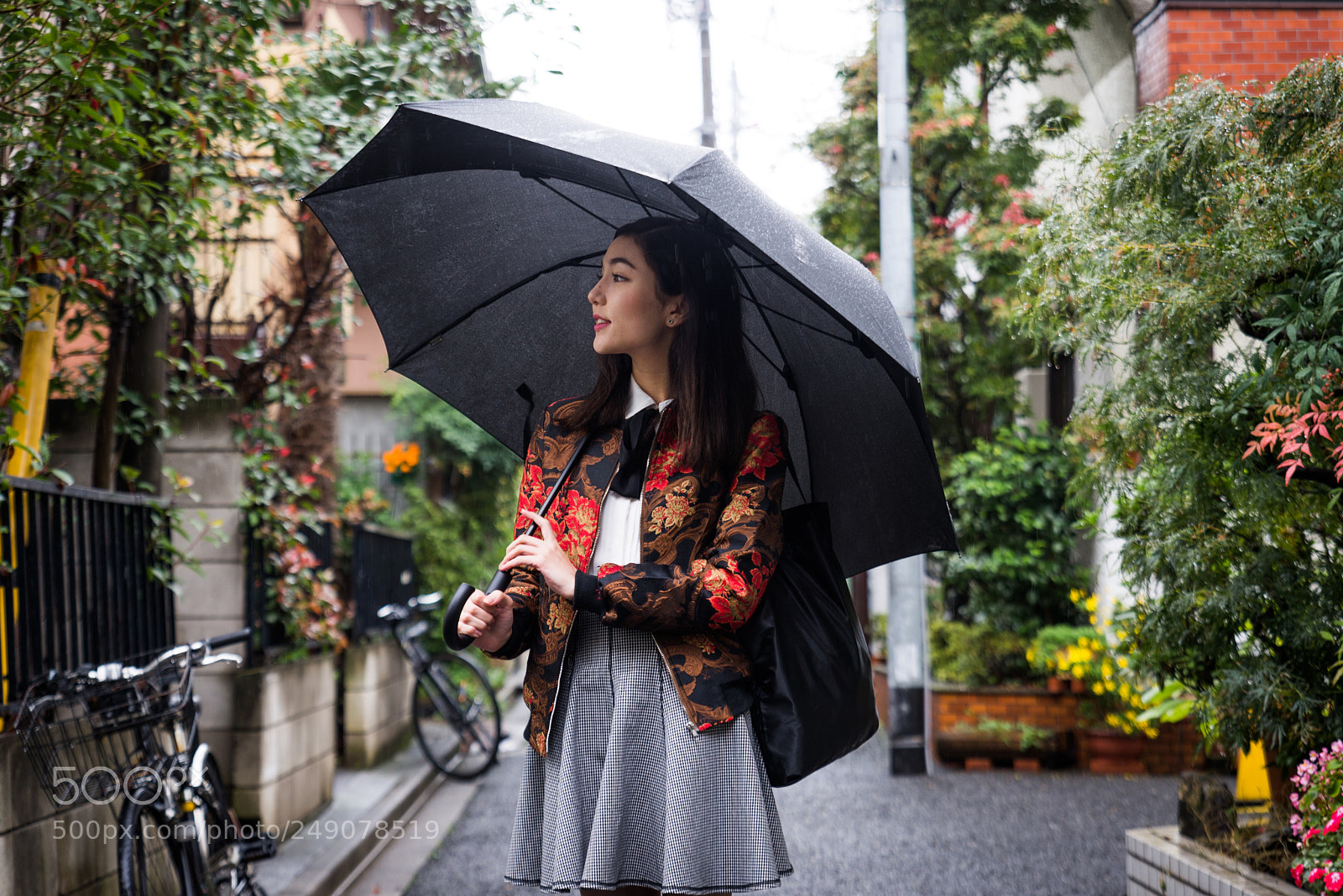 Nikon D610 sample photo. Young japanese girl outdoors photography