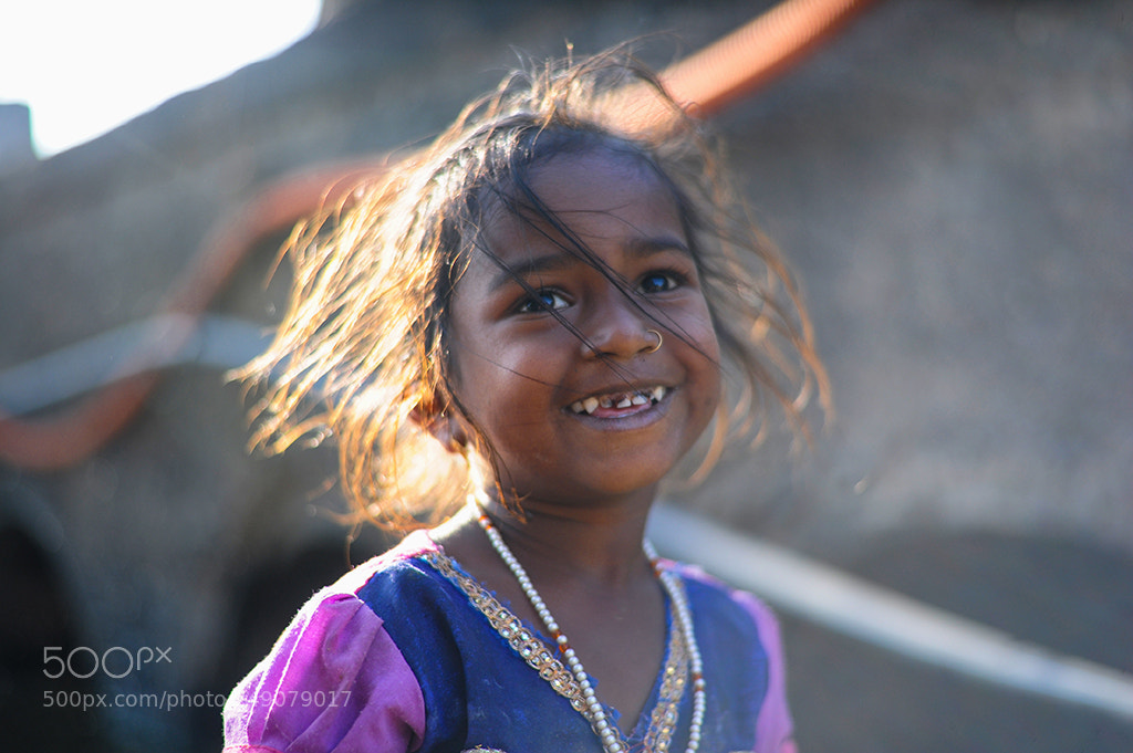 Nikon D3S sample photo. Fisher girl smile photography