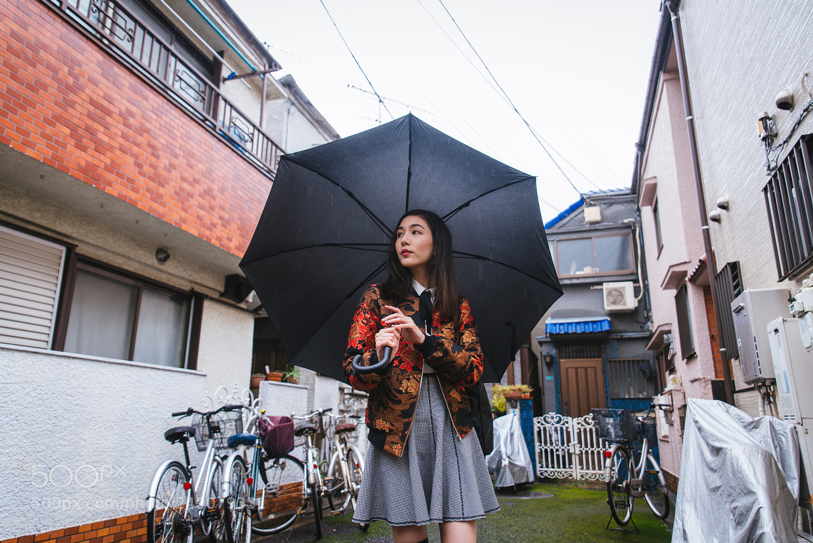 Nikon D610 sample photo. Young japanese girl outdoors photography