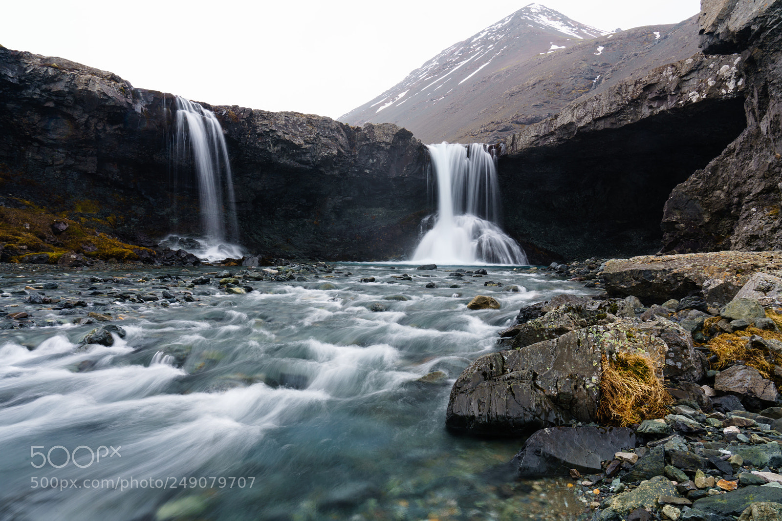 Sony a7R III sample photo. Eastern fjords waterfall photography