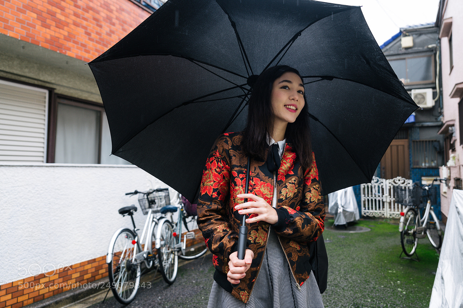 Nikon D610 sample photo. Young japanese girl outdoors photography