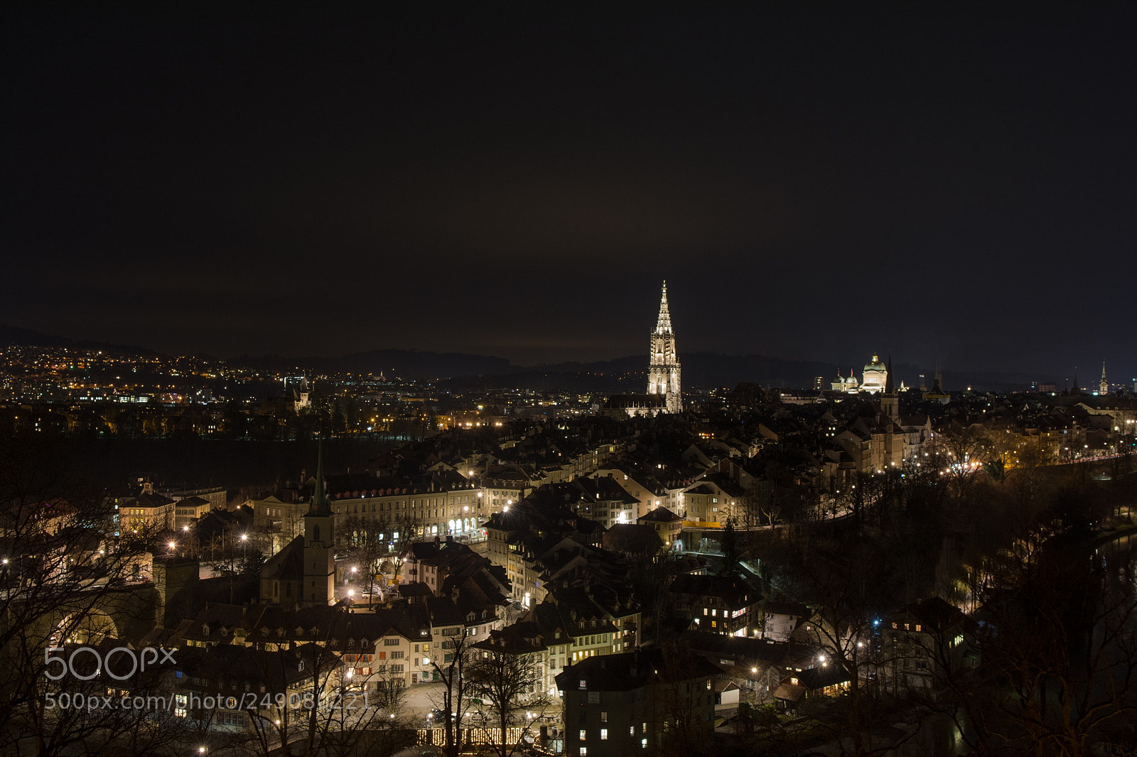 Nikon D7100 sample photo. Bern by night photography