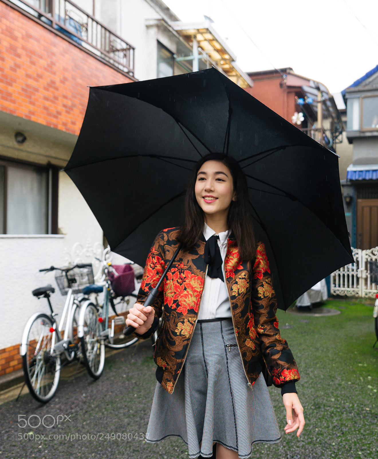 Nikon D610 sample photo. Young japanese girl outdoors photography