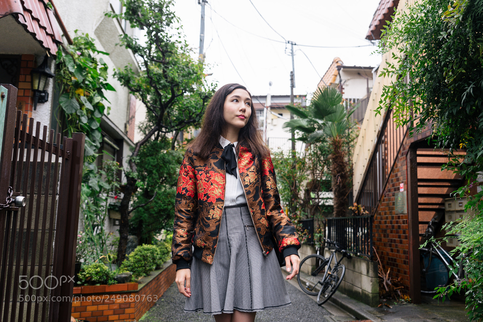 Nikon D610 sample photo. Young japanese girl outdoors photography