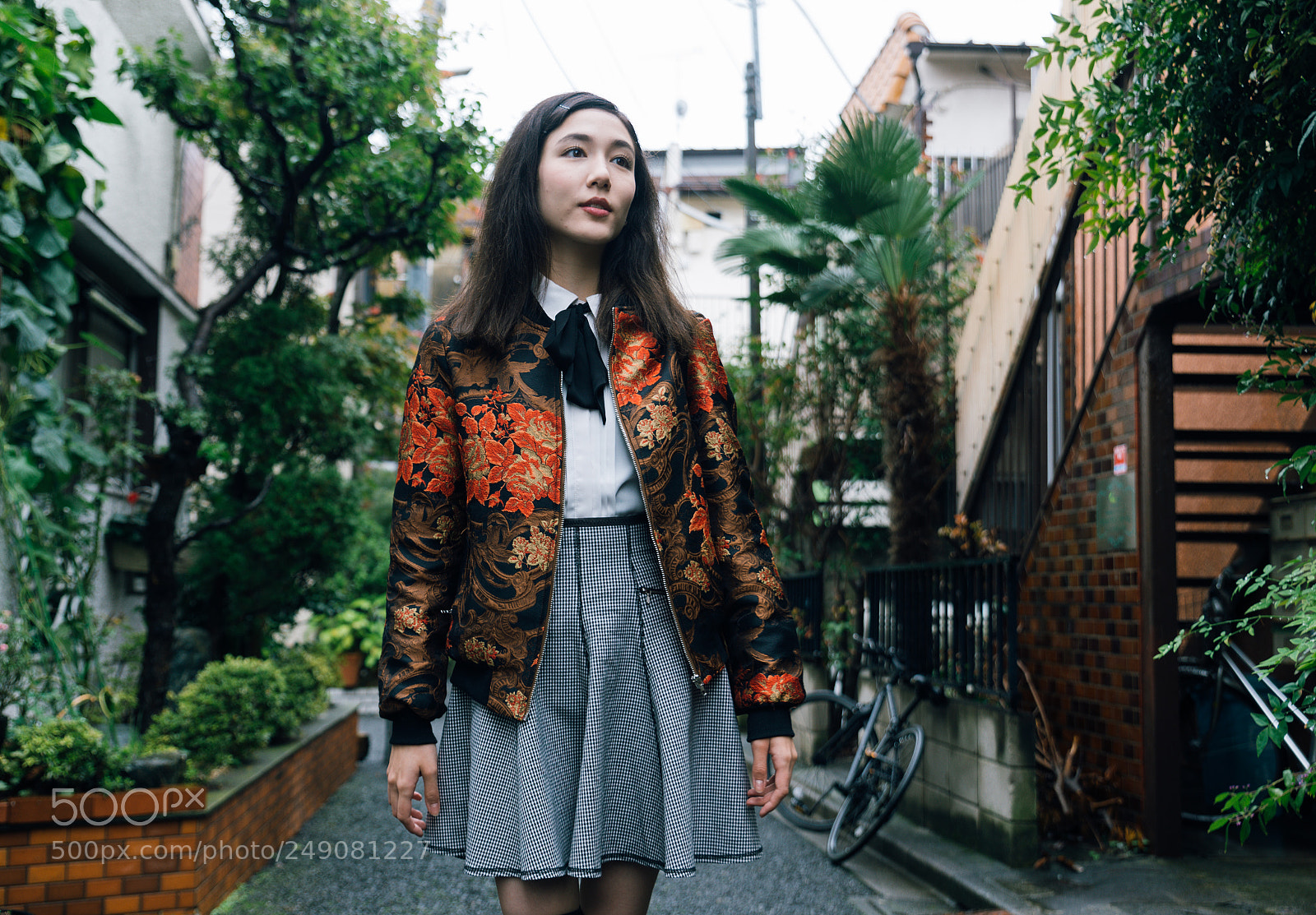 Nikon D610 sample photo. Young japanese girl outdoors photography