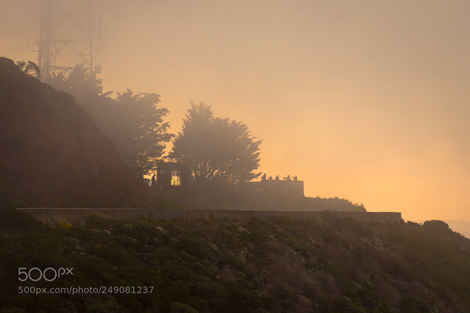 Canon EOS 60D sample photo. Foggy sunset photography