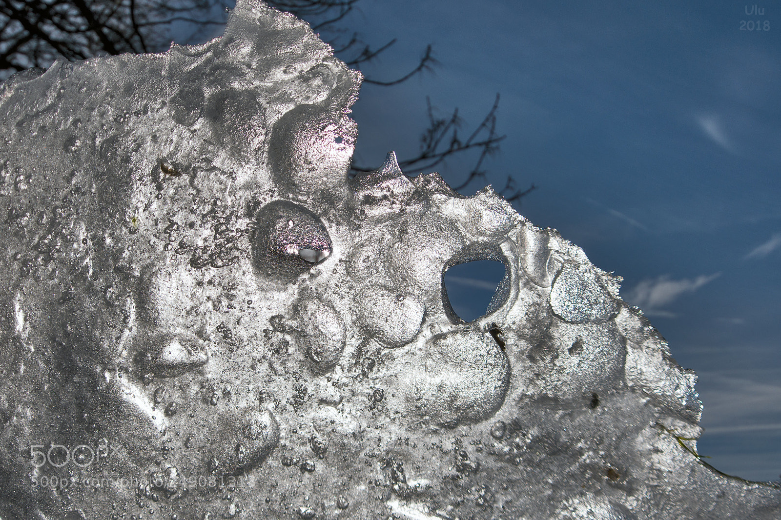 Sony a6300 sample photo. Ice photography