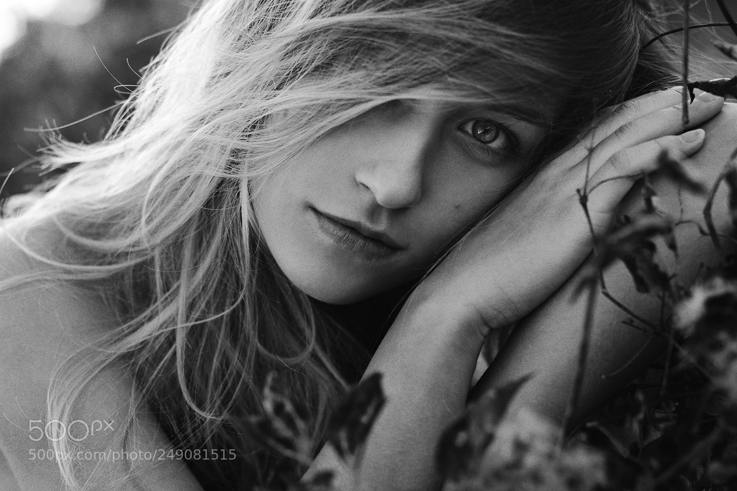 Nikon D800 sample photo. Valeria bw photography