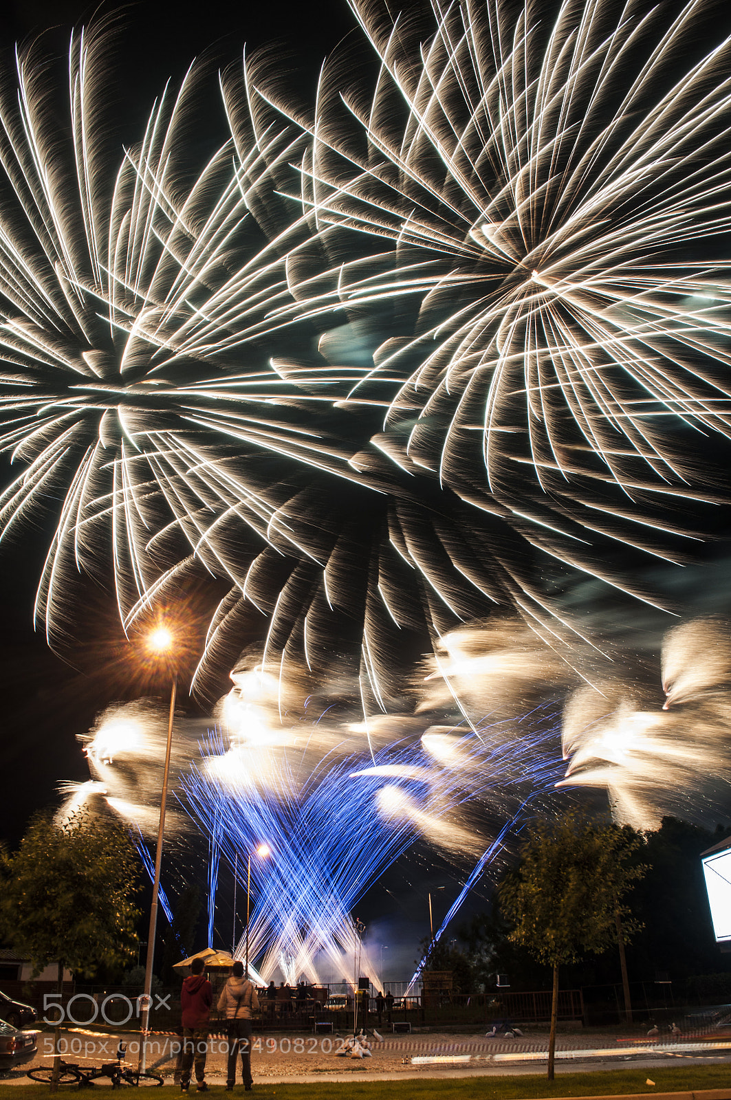 Nikon D5000 sample photo. Firework photography