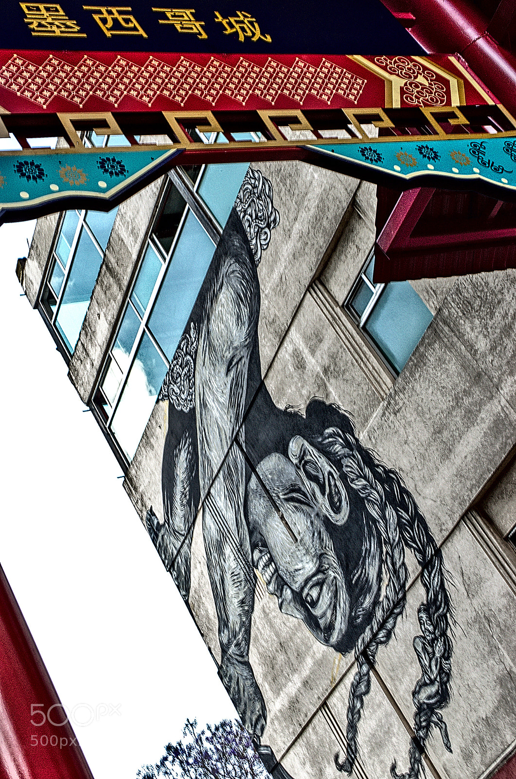 Nikon D5100 sample photo. Mural photography