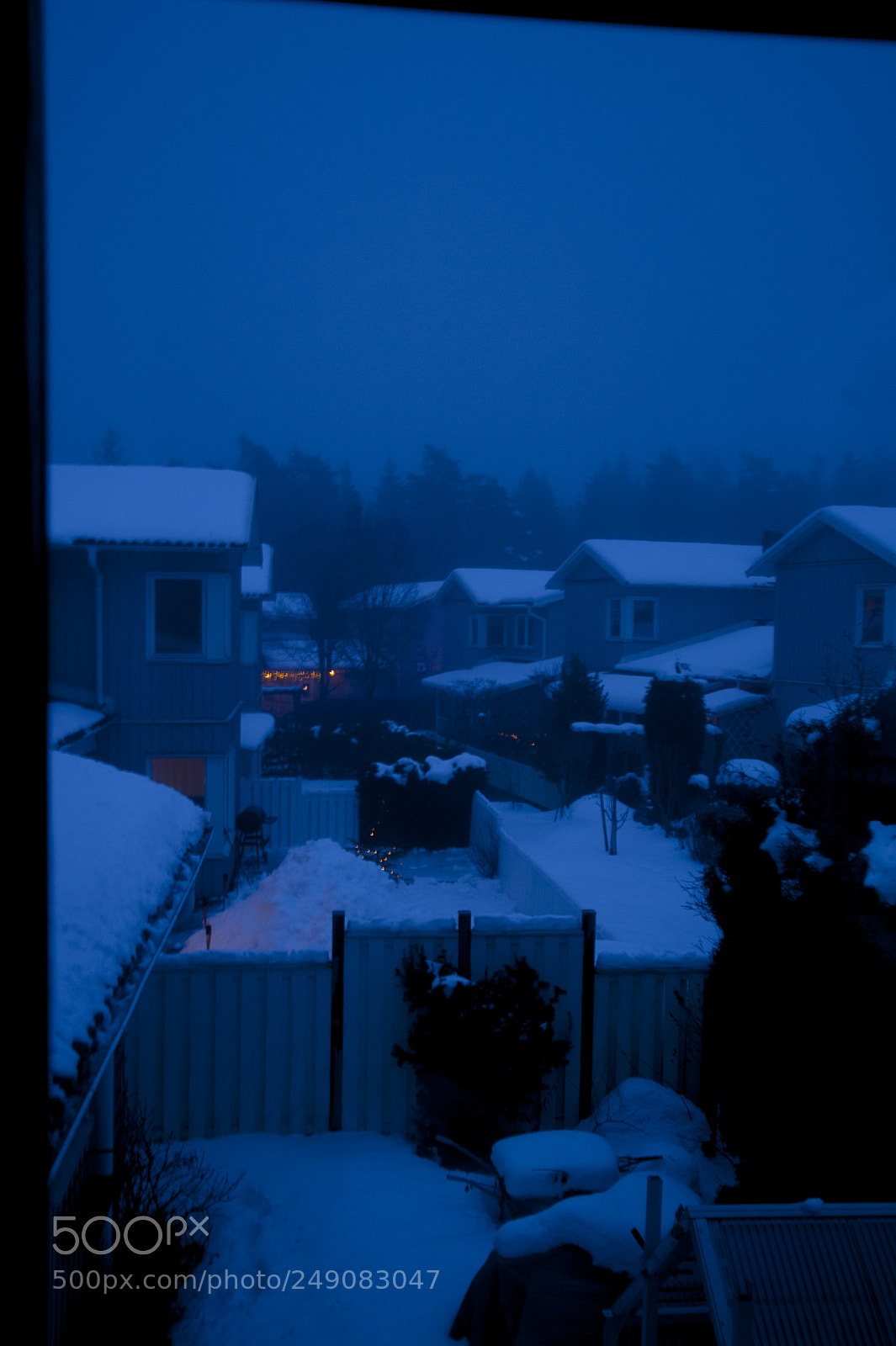 Nikon D700 sample photo. The blue hour to photography