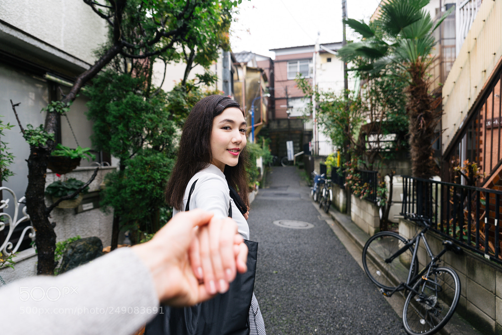 Nikon D610 sample photo. Young japanese girl outdoors photography