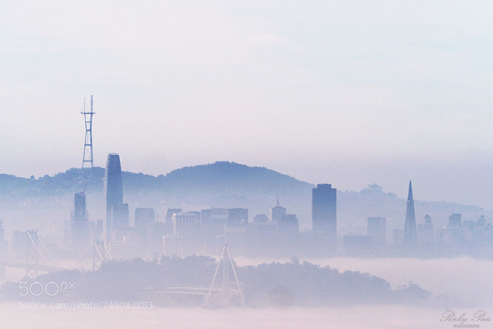 Olympus OM-D E-M1 Mark II sample photo. Foggy city photography