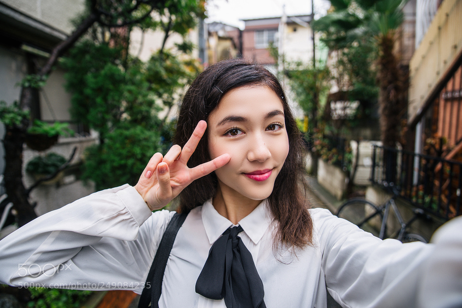 Nikon D610 sample photo. Young japanese girl outdoors photography