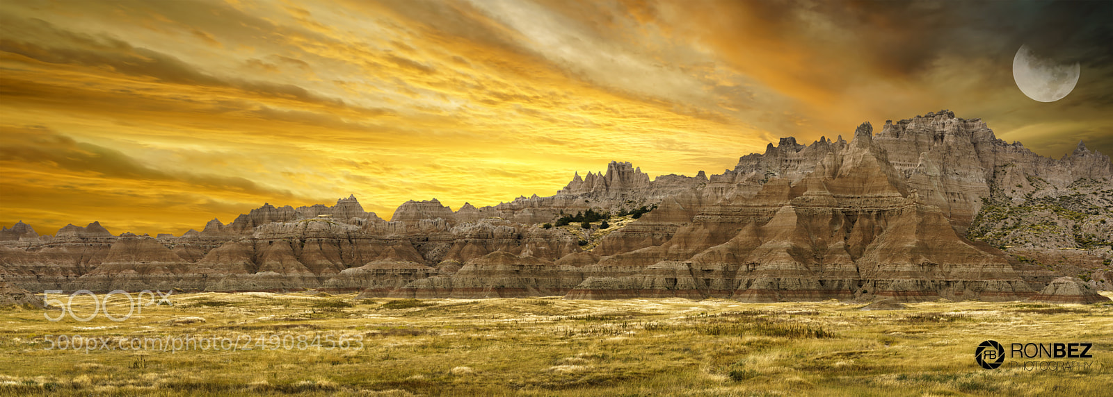 Sony a7R II sample photo. Golden badlands photography