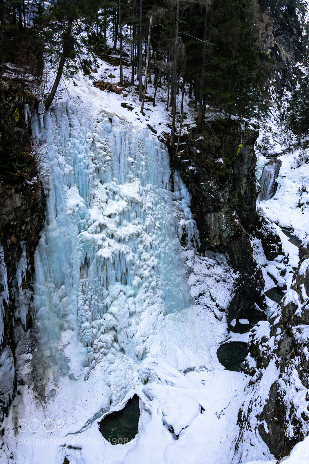 Nikon D7200 sample photo. Impressive ice formations photography