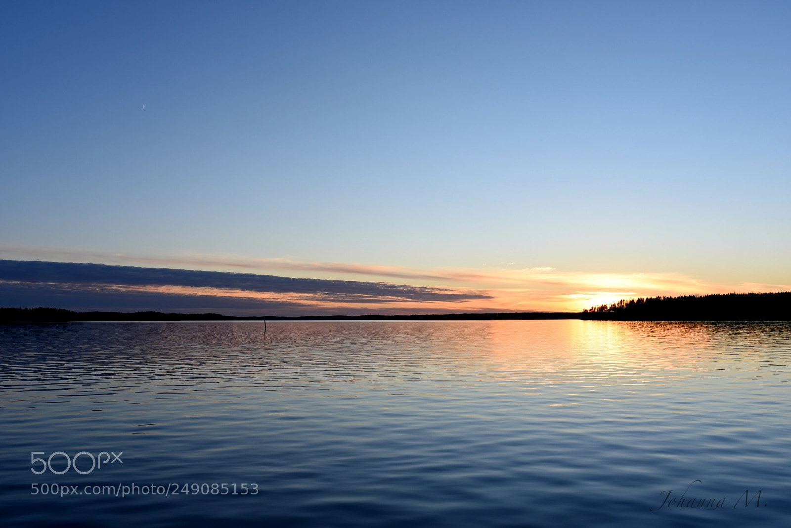Sigma 35mm F1.4 DG HSM Art sample photo. Sunset in the finnish photography