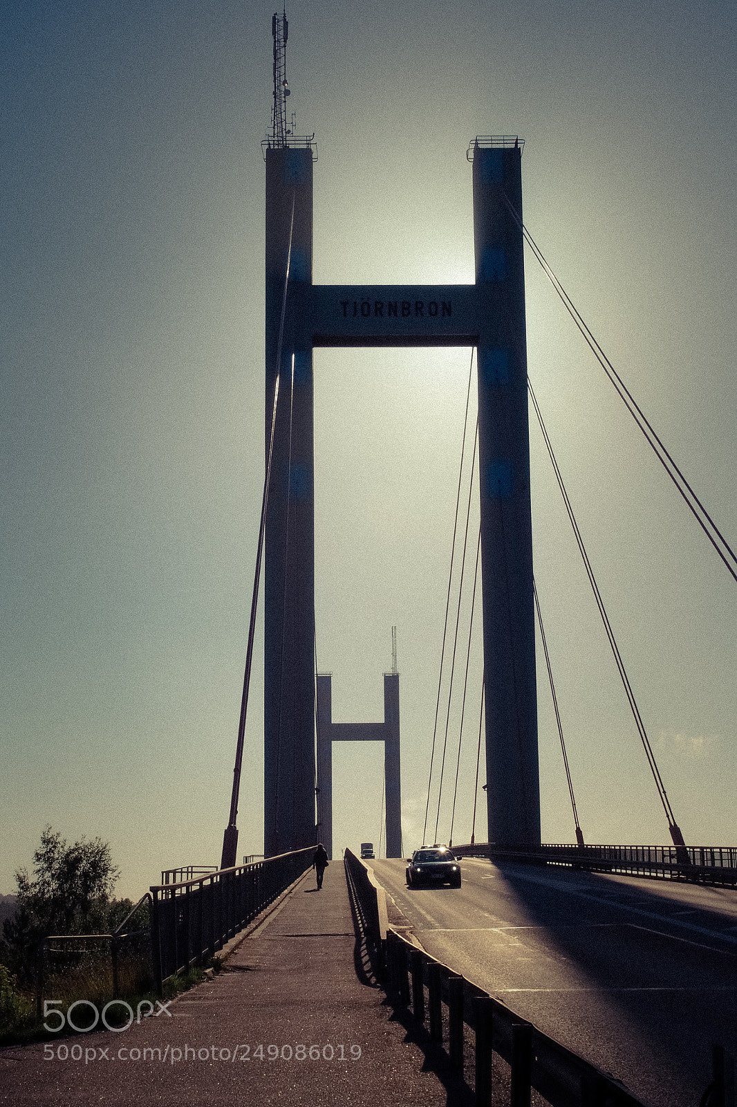 Olympus OM-D E-M5 sample photo. "lulu on the bridge" photography