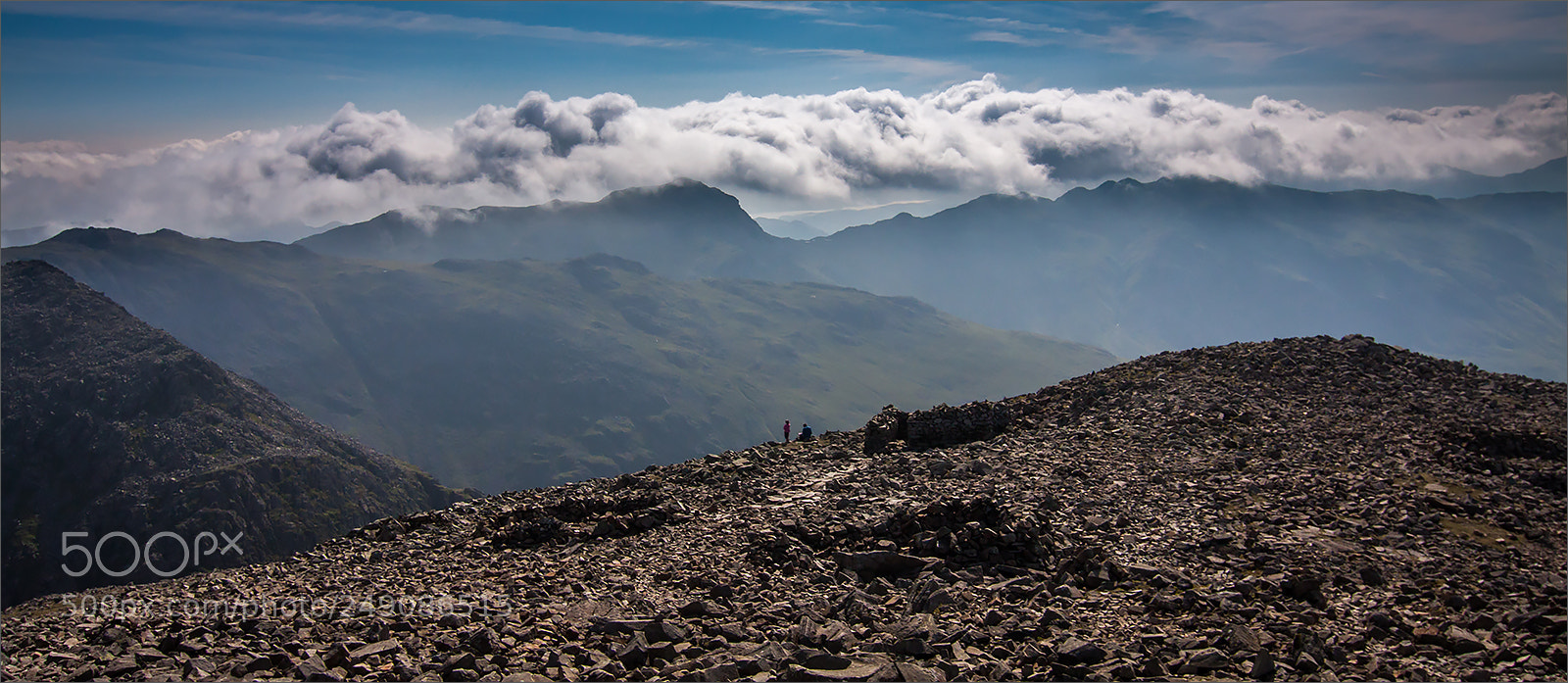 Canon EOS 50D sample photo. Bowfell and crinkle crags photography