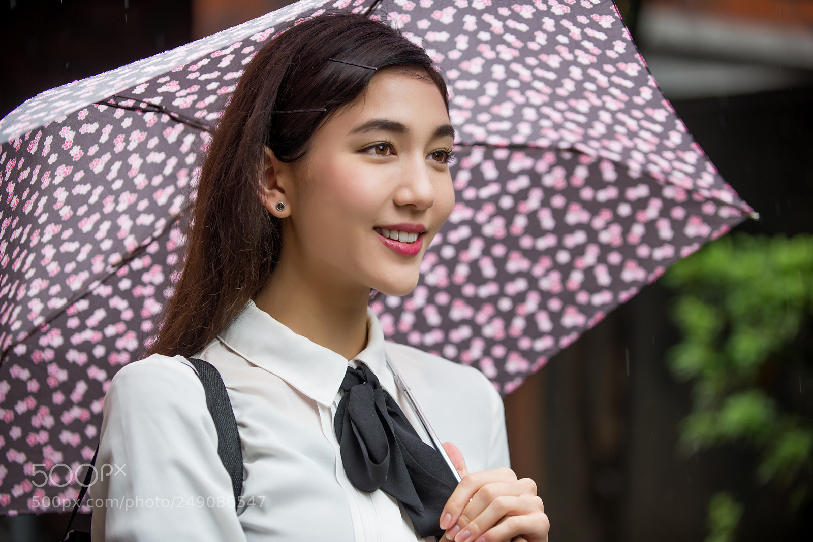 Nikon D610 sample photo. Young japanese girl outdoors photography