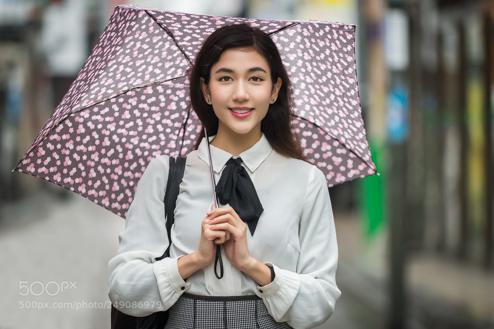 Nikon D610 sample photo. Young japanese girl outdoors photography