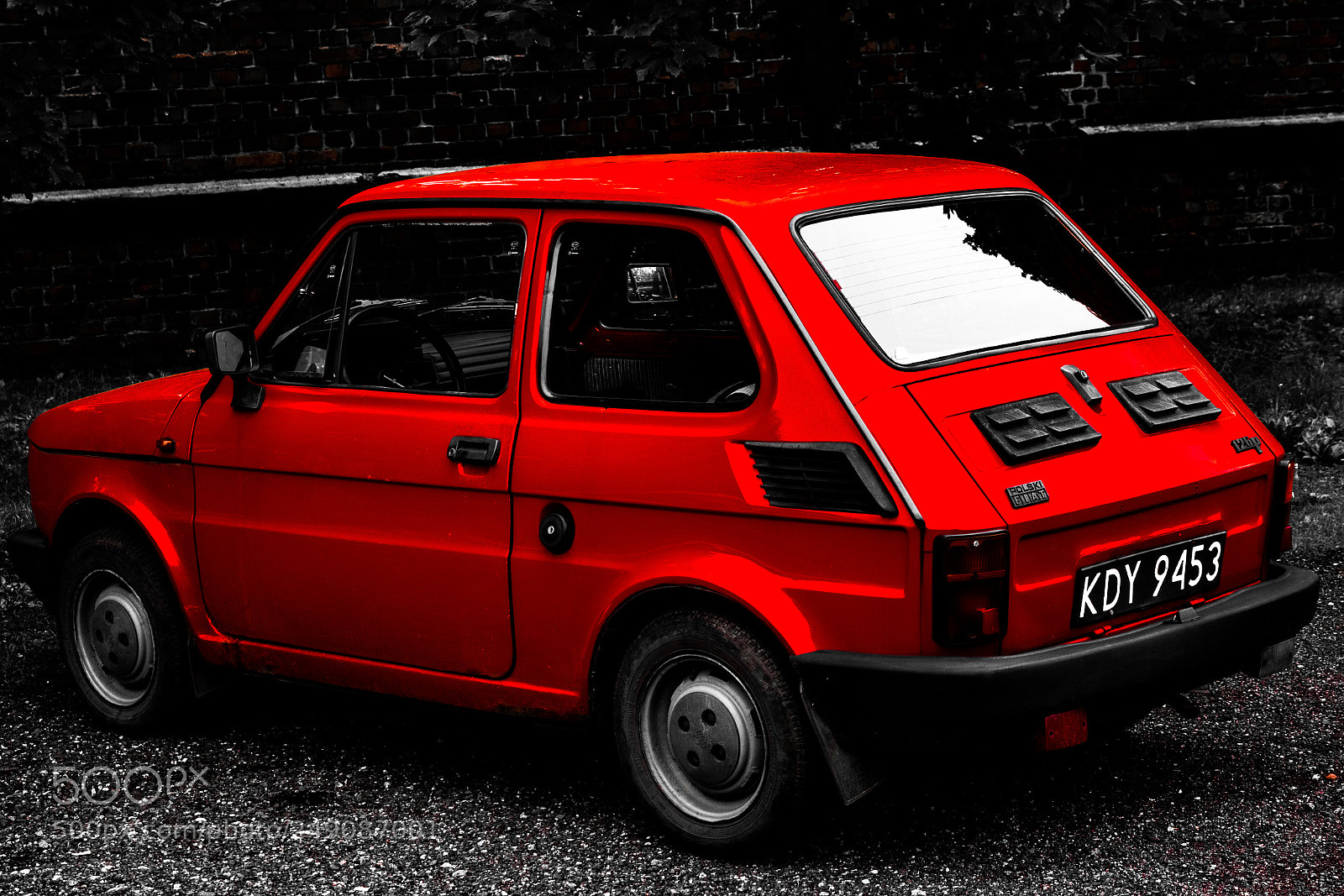 Nikon D5200 sample photo. Fiat 126p "maluch" photography