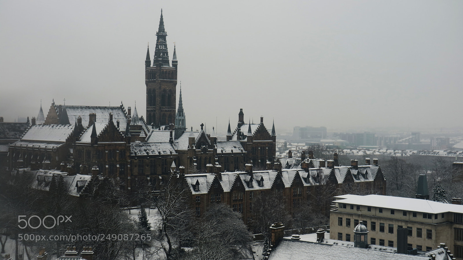 Canon EOS M3 sample photo. Glasgow main building photography