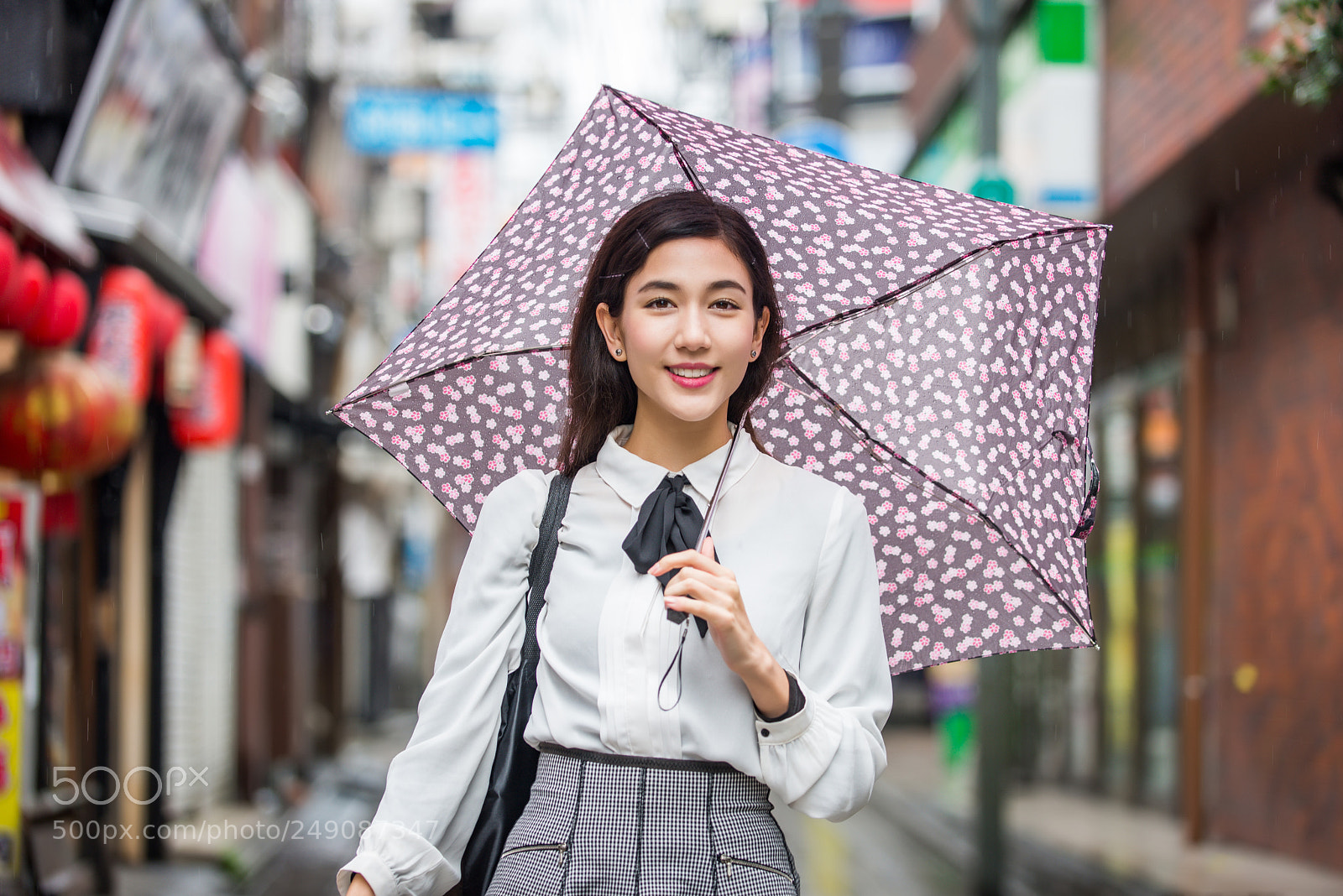 Nikon D610 sample photo. Young japanese girl outdoors photography