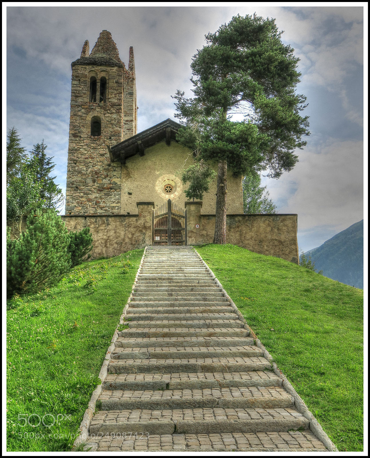 Canon PowerShot G3 X sample photo. Kirche san gian celerina photography