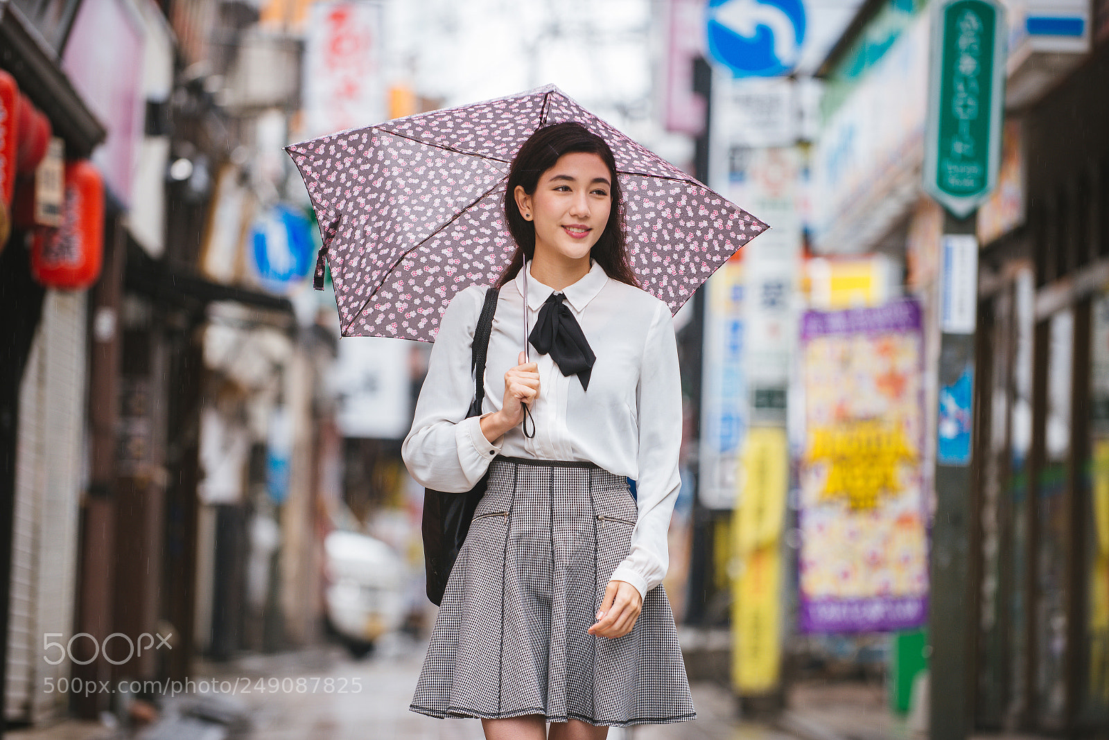Nikon D610 sample photo. Young japanese girl outdoors photography