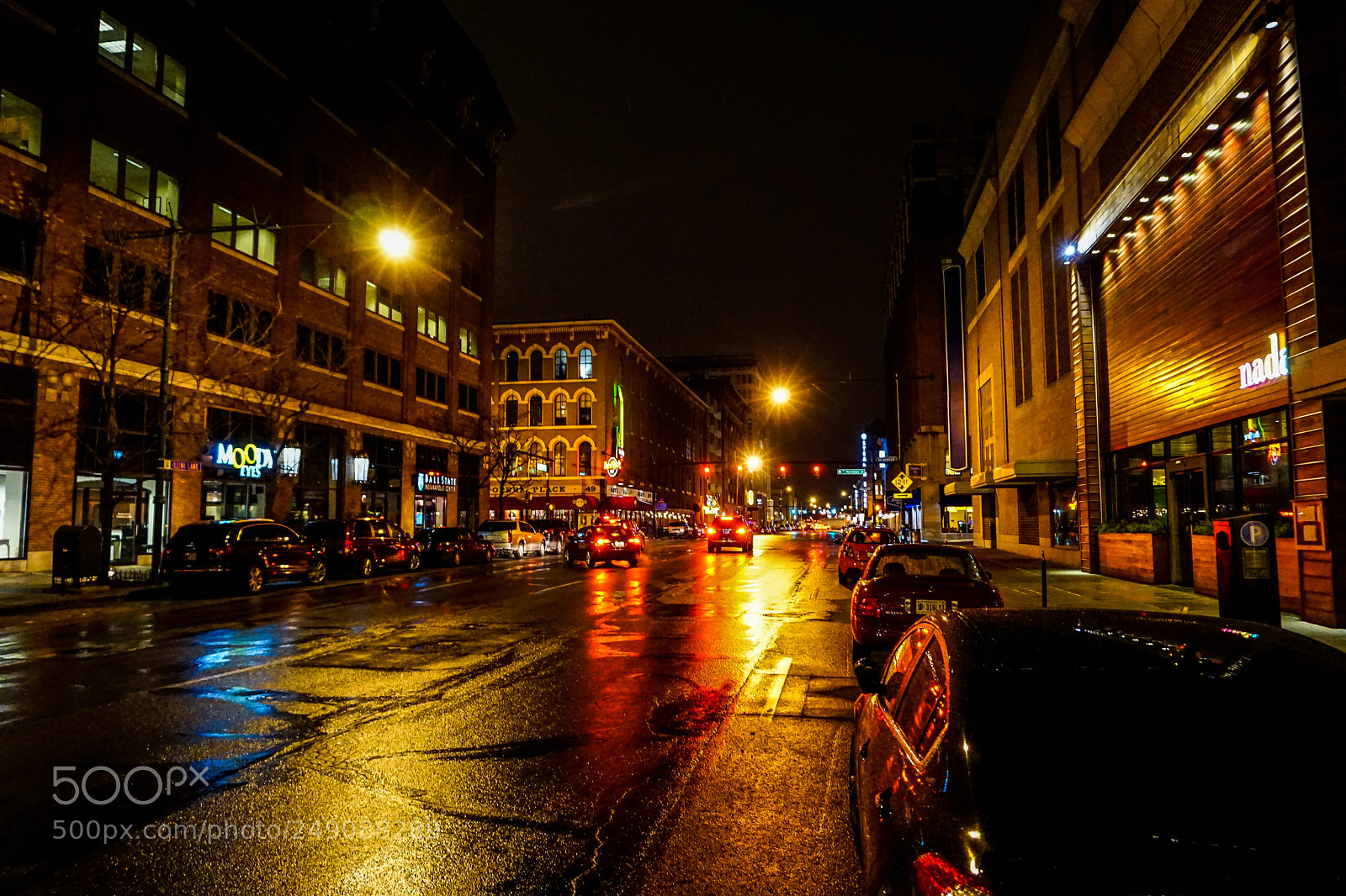 Sony a5100 sample photo. Street lights photography