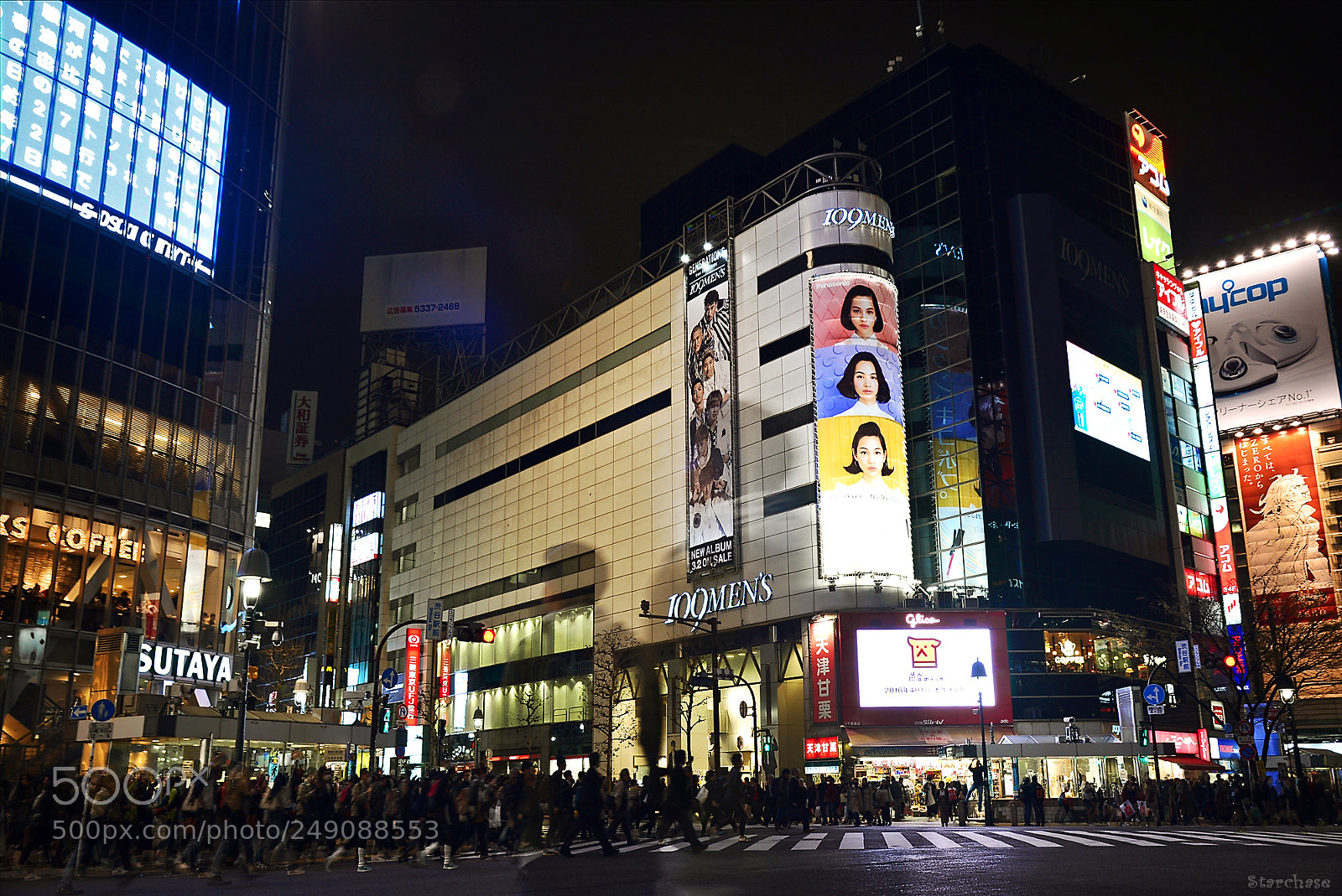 Nikon D600 sample photo. Shibuya crossing photography