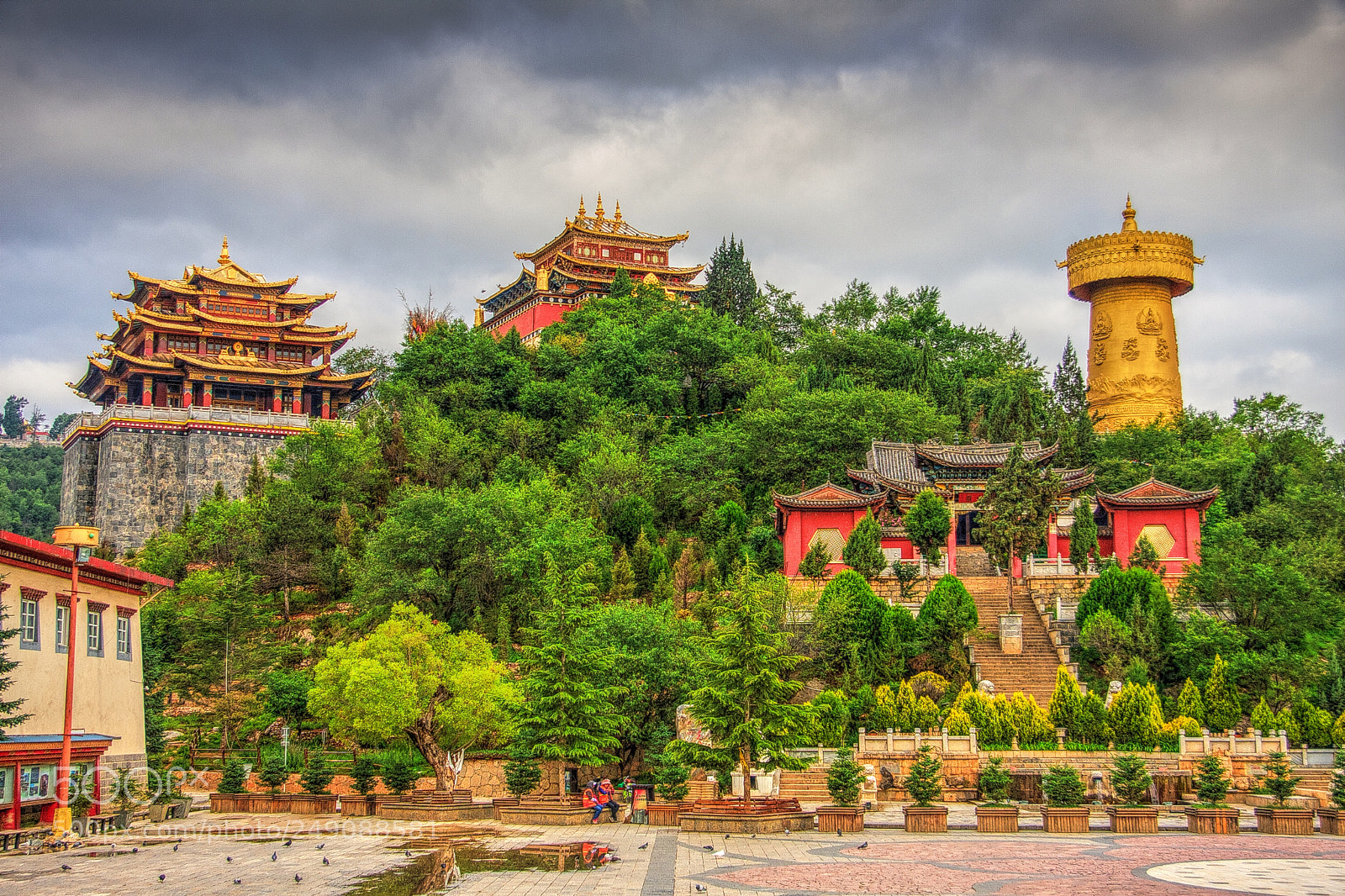 Canon EOS 40D sample photo. Le temple songzai au photography