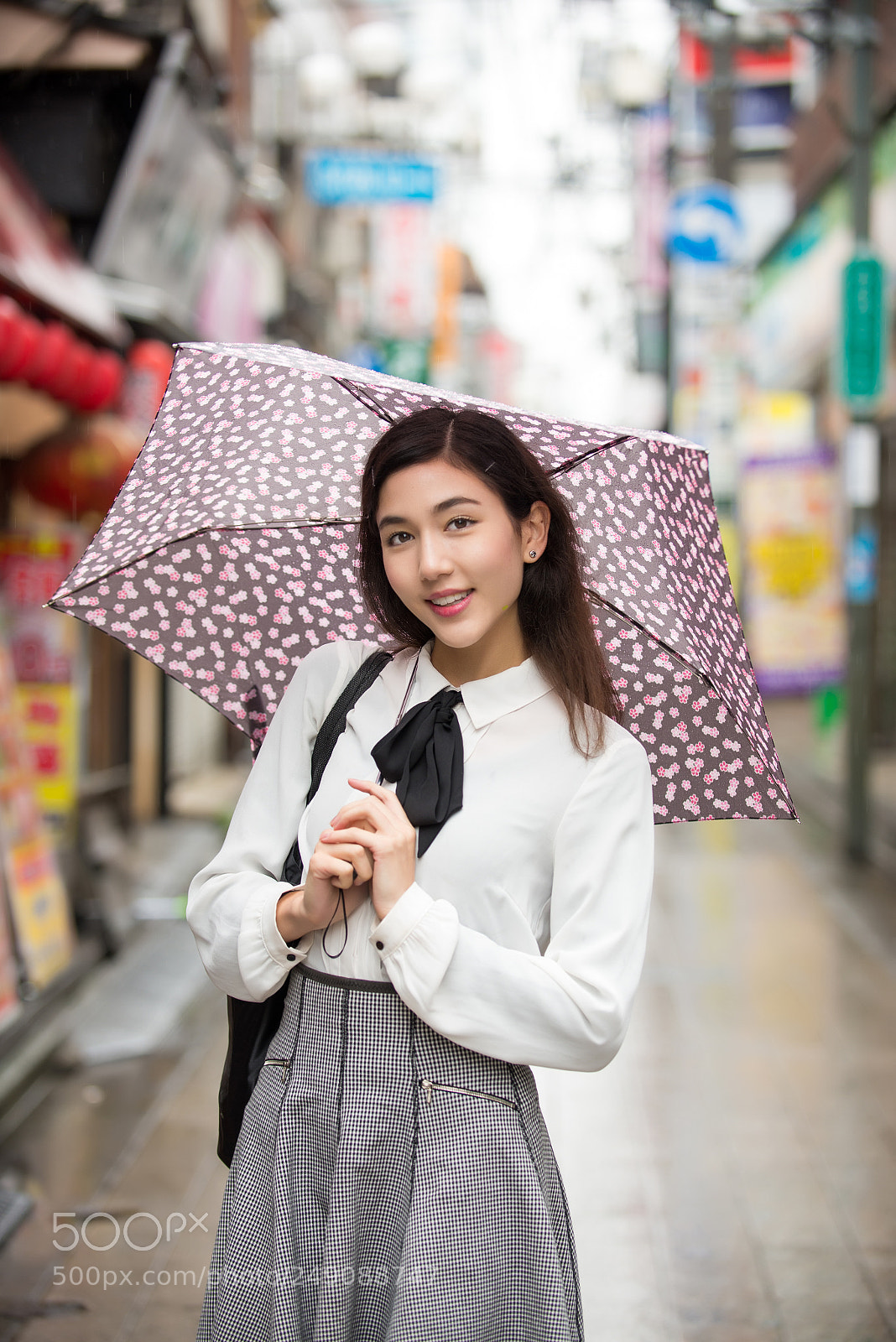 Nikon D610 sample photo. Young japanese girl outdoors photography