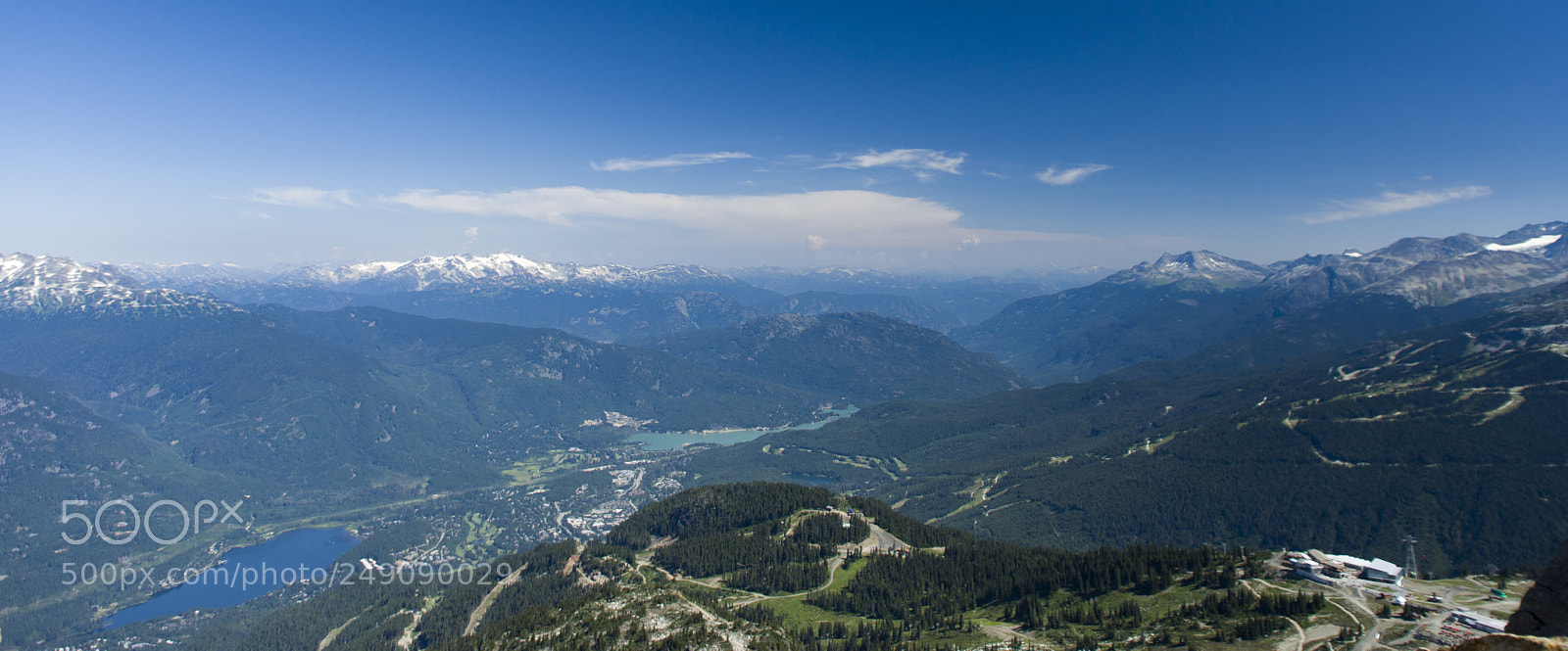 Sony Alpha DSLR-A900 sample photo. View above whistler photography
