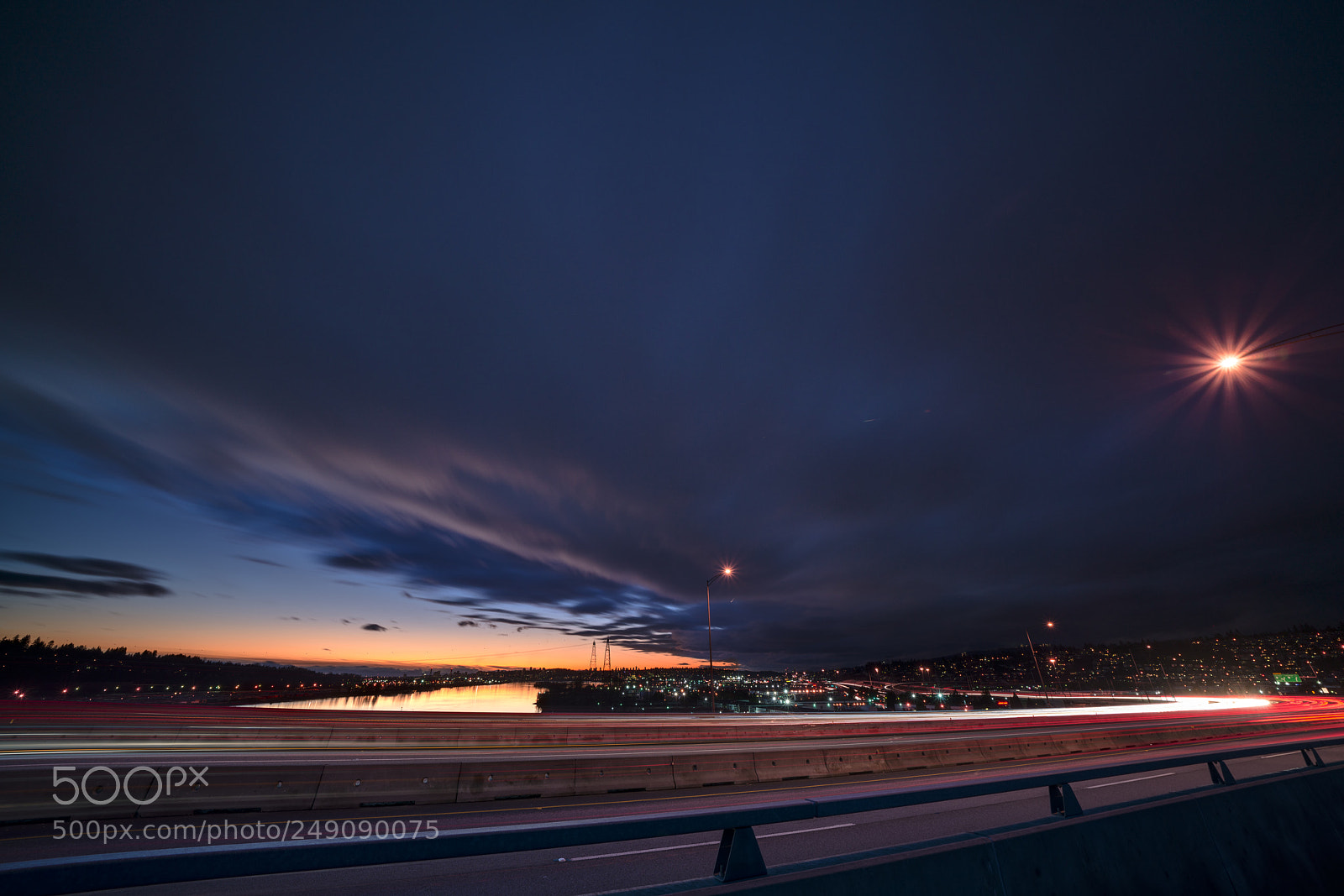 Sony a7R III sample photo. Port mann sunset photography