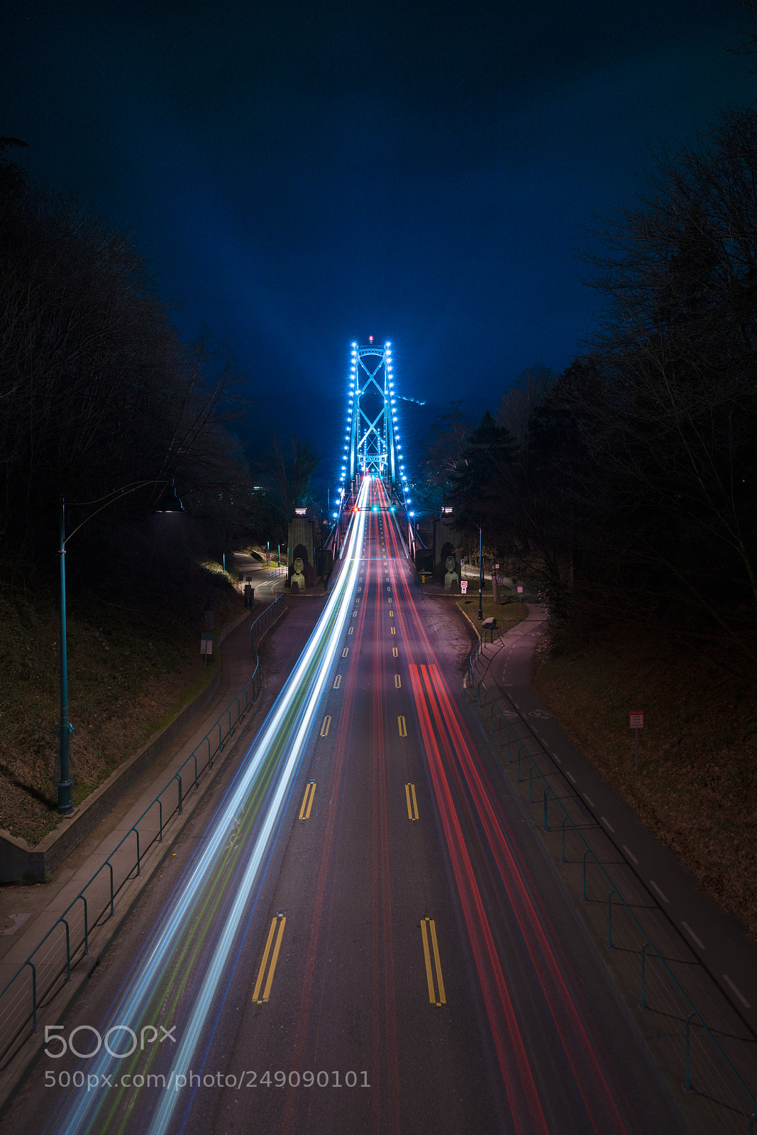 Sony a7R III sample photo. Lions gate driving into photography