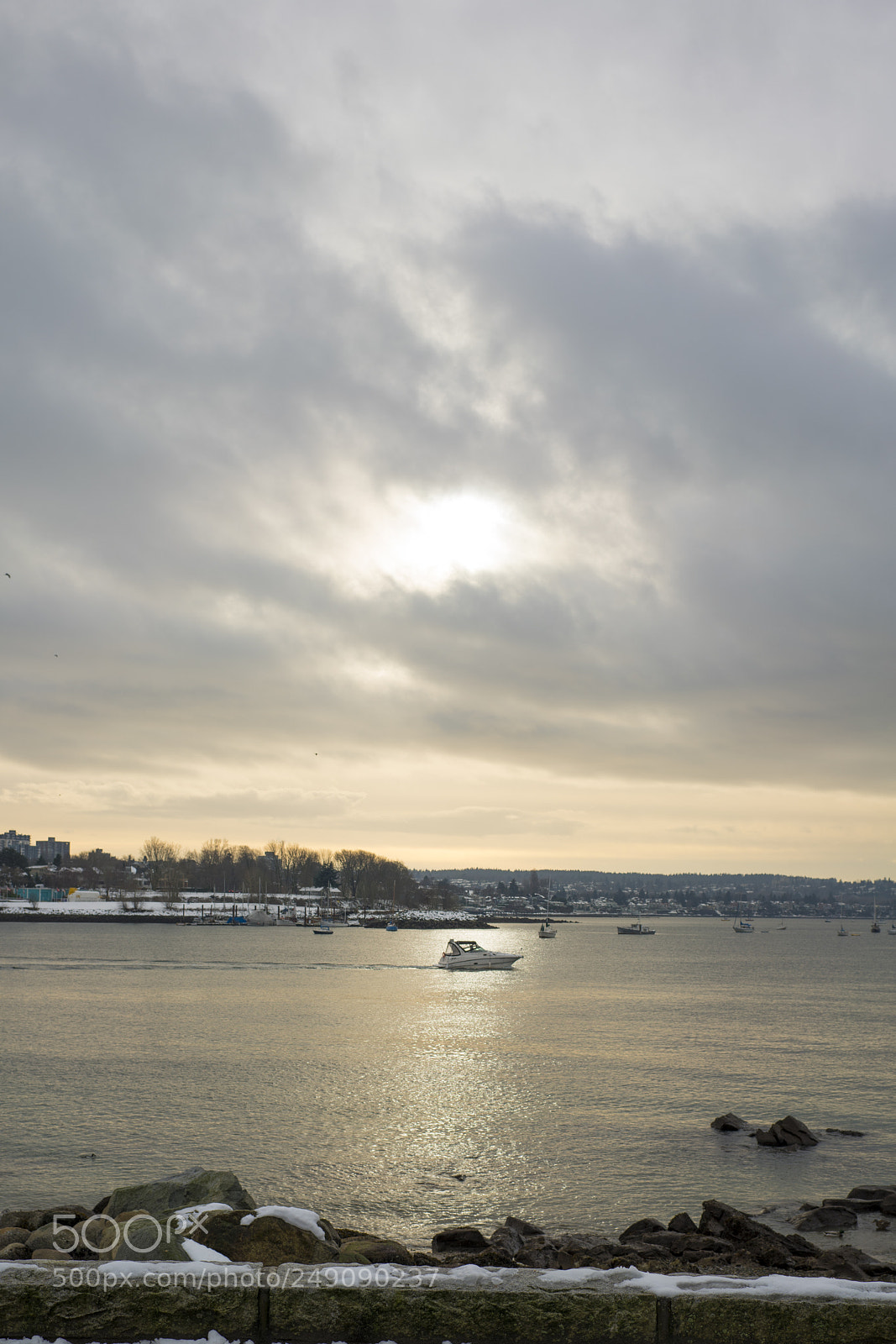 Sony a7R III sample photo. Sun setting on boat photography