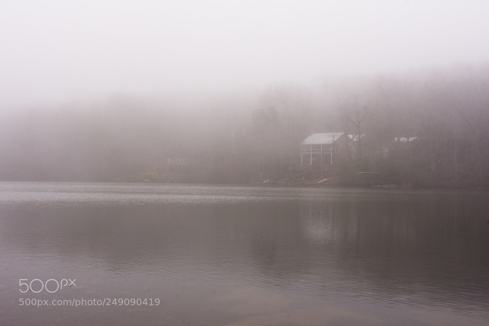 Nikon D7200 sample photo. Foggy lake house (of ) photography